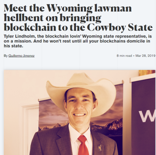 Tyler Lindhom, The BlockChain Cowboy