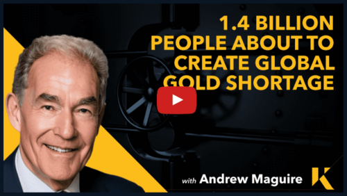 1.4 billion people about to create global gold shortage