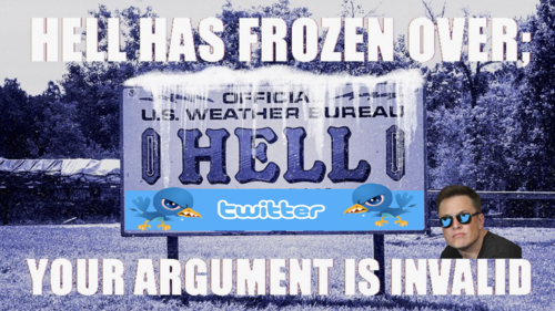 Twitter HQ...Where Hell Froze Over!