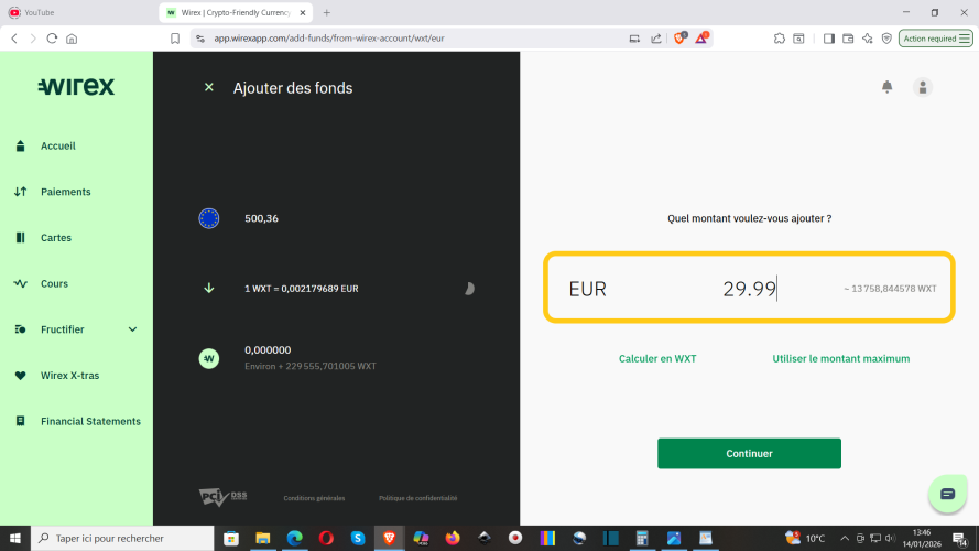 WirexApp registration - Online cryptocurrencies bank : https://wirexapp.com/r/006e5b5f3c864747b6276d7e97b9ca71