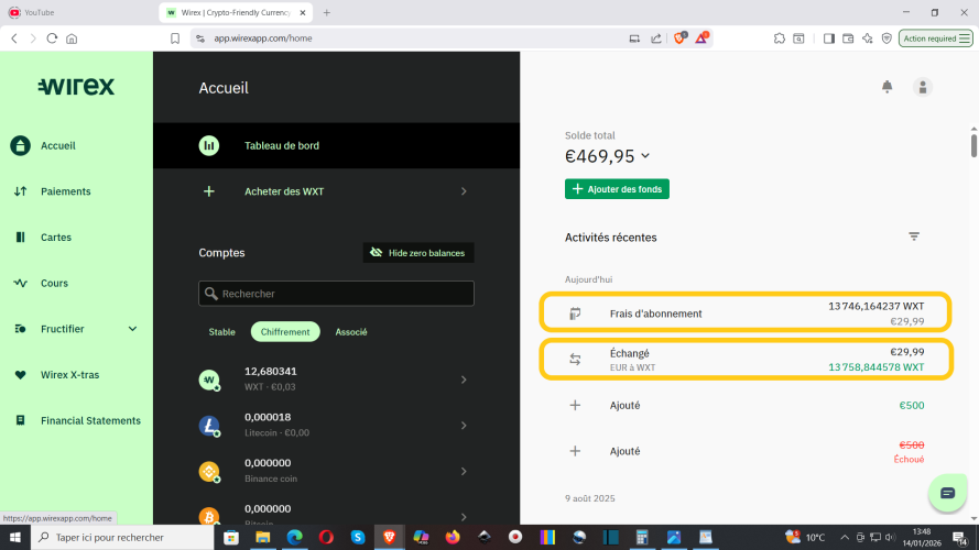 WirexApp registration - Online cryptocurrencies bank : https://wirexapp.com/r/006e5b5f3c864747b6276d7e97b9ca71