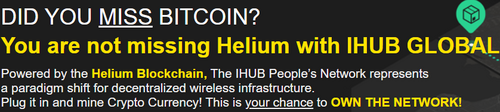 Free iHub Global Helium Mining Hardware