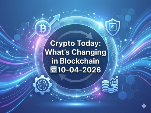 Crypto Today: What's Changing in Blockchain 🔄10-04-2026