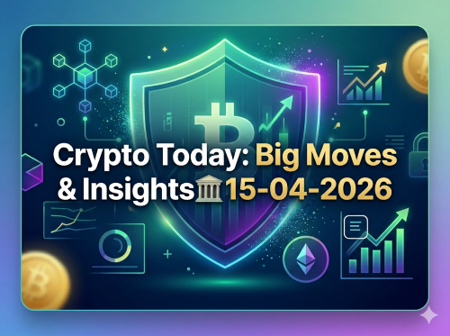 Crypto Today: Big Moves & Insights🏛️15-04-2026