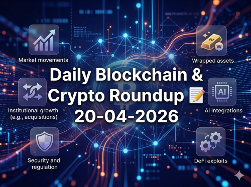Daily Blockchain & Crypto Roundup 📝 20-04-2026