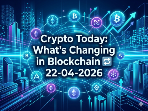Crypto Today: What's Changing in Blockchain 🔄 22-04-2026