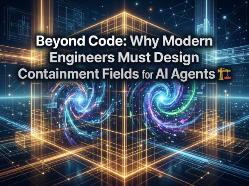 Beyond Code: Why Modern Engineers Must Design Containment Fields for AI Agents