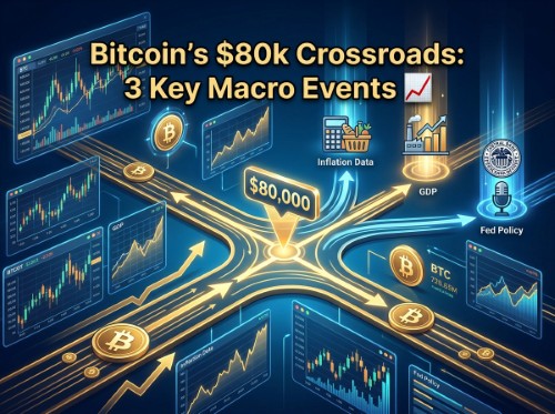 Bitcoin's $80k Crossroads: 3 Key Macro Events
