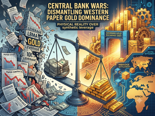 Central Bank Wars: How China is Dismantling Western Paper Gold Dominance