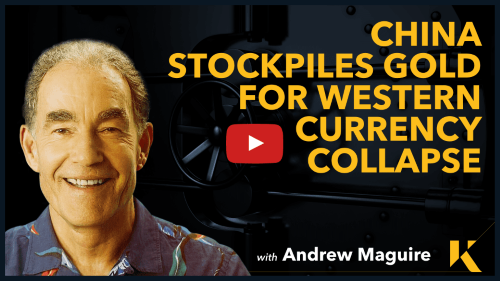 China Stockpiles Gold for Western Currency Collapse