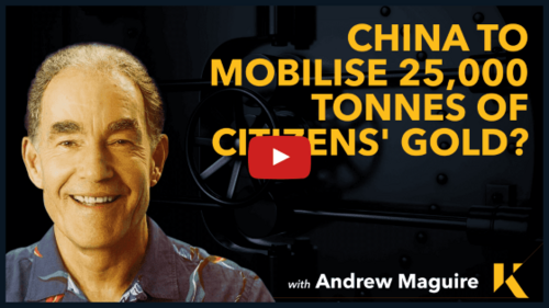 China to mobilise 25,000 tonnes of citizens' gold?