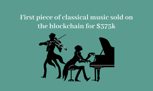 First piece of classical music sold on the blockchain for $375k