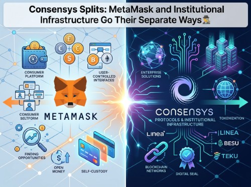 Consensys Splits: MetaMask and Institutional Infrastructure Go Their Separate Ways