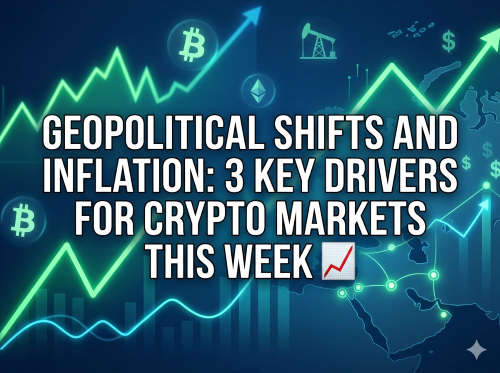 Geopolitical Shifts and Inflation: 3 Key Drivers for Crypto Markets This Week