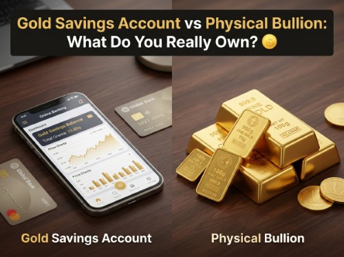 Gold Savings Account vs Physical Bullion: What Do You Really Own