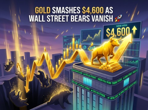 Gold Smashes $4,600 as Wall Street Bears Vanish