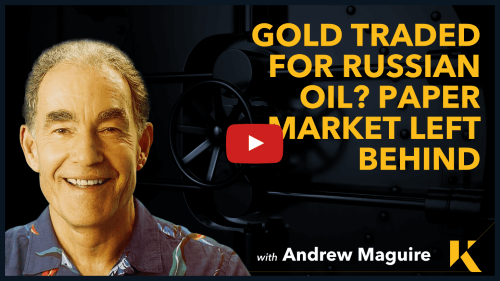 Gold traded for Russian Oil? Paper market left behind