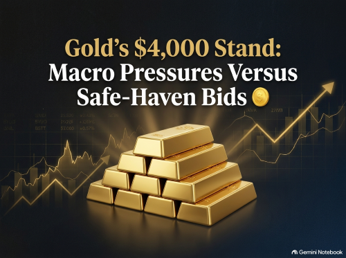 Gold's $4,000 Stand: Macro Pressures Versus Safe-Haven Bids