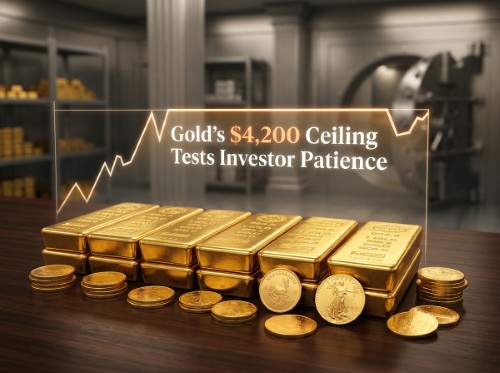 Gold's $4,200 Ceiling Tests Investor Patience