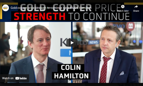 Gold-copper price strength to continue says BMO's Hamilton