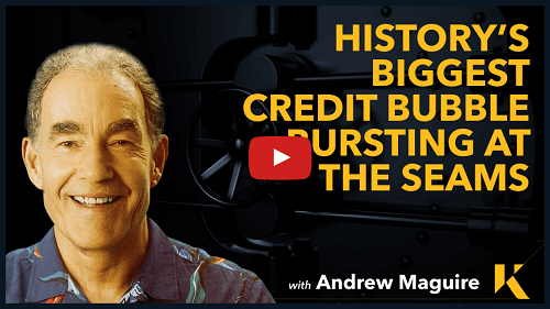 History's Biggest Credit Bubble Bursting at the Seams