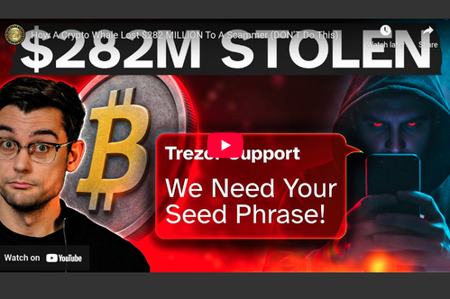 How A Crypto Whale Lost $282 MILLION To A Scammer (DON'T Do This)