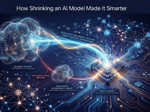How Shrinking an AI Model Made It Smarter