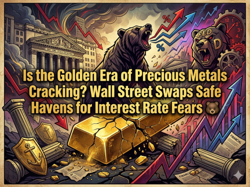Is the Golden Era of Precious Metals Cracking? Wall Street Swaps Safe Havens for Interest Rate Fears