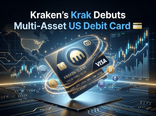 Kraken's Krak Debuts Multi-Asset US Debit Card