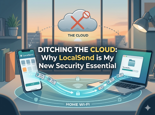 Ditching the Cloud: Why LocalSend Is My New Security Essential