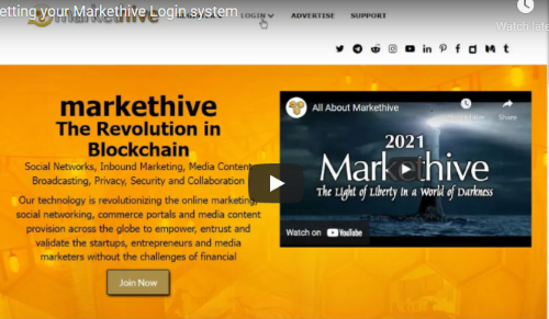 Markethive New Registration Instructions