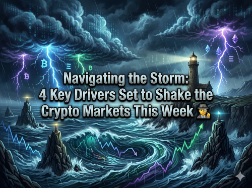 Navigating the Storm: 4 Key Drivers Set to Shake the Crypto Markets This Week