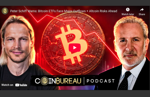 Peter Schiff on Market Breakdown: BTC Weakness, ETF Stress & Altcoin Trouble