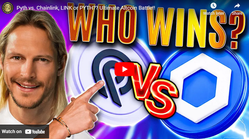 Coin Bureau - Pyth vs. Chainlink. LINK or PYTH? Ultimate Altcoin Battle!