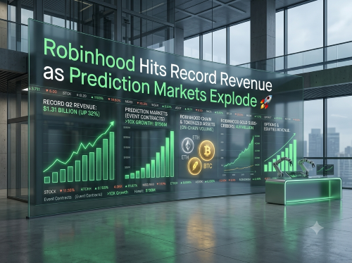 Robinhood Hits Record Revenue as Prediction Markets Explode