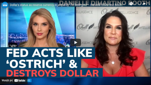 U.S. dollar's status as reserve currency in jeopardy, ‘I'm bold gold, silver & platinum ' - Danielle DiMartino Booth