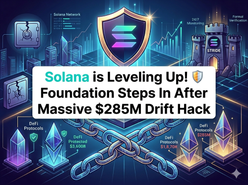 Solana is Leveling Up! 🛡️ Foundation Steps In After Massive $285M Drift Hack