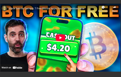 Coin Bureau - Stack Sats by Gaming: 7 Free Bitcoin Apps You Can Download Now