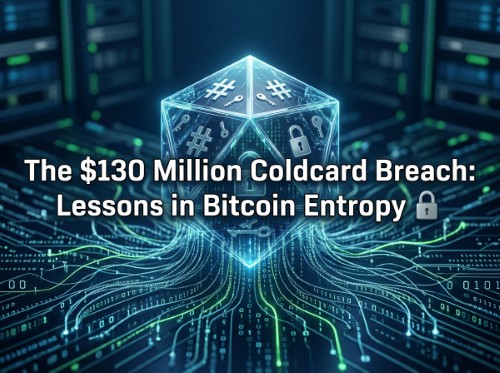 The $130 Million Coldcard Breach: Lessons in Bitcoin Entropy