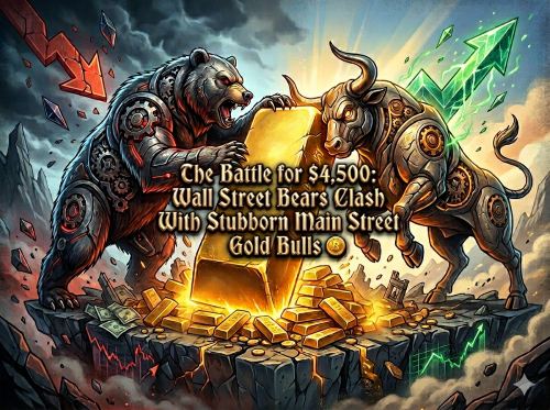 The Battle for $4,500: Wall Street Bears Clash With Stubborn Main Street Gold Bulls