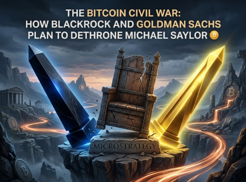 The Bitcoin Civil War: How BlackRock and Goldman Sachs Plan to Dethrone Michael Saylor