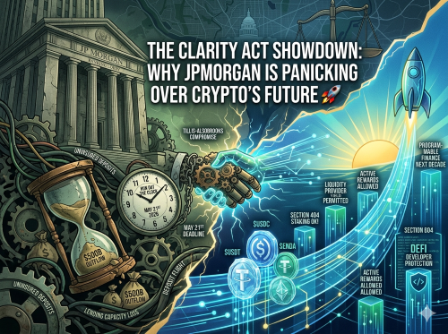 The Clarity Act Showdown: Why JPMorgan is Panicking Over Crypto's Future