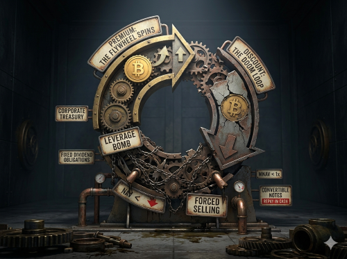The Death of the Bitcoin Flywheel: Inside the Corporate Treasury Doom Loop