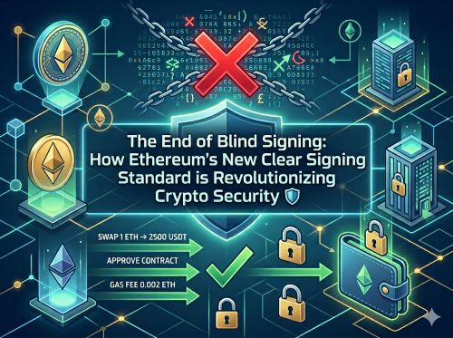 The End of Blind Signing: How Ethereum's New Clear Signing Standard is Revolutionizing Crypto Security