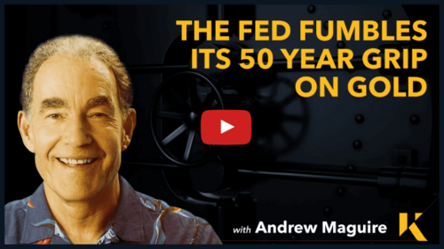 The Fed Fumbles its 50-Year Grip on Gold