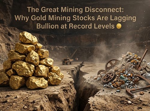 The Great Mining Disconnect: Why Gold Mining Stocks Are Lagging Bullion at Record Levels