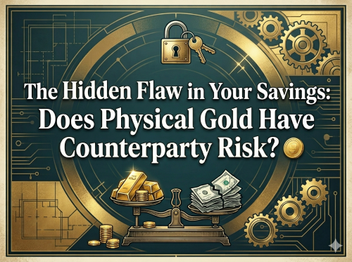 The Hidden Flaw in Your Savings: Does Physical Gold Have Counterparty Risk?
