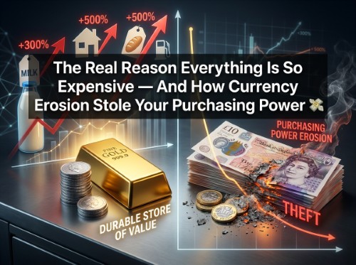 The Real Reason Everything Is So Expensive — And How Currency Erosion Stole Your Purchasing Power