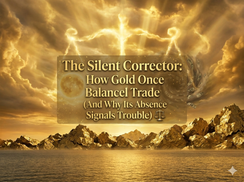The Silent Corrector: How Gold Once Balanced Global Trade (And Why Its Absence Signals Trouble)