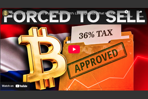 They're Taxing Crypto You Haven't Even Sold - The Law That Could DESTROY HODLing Forever